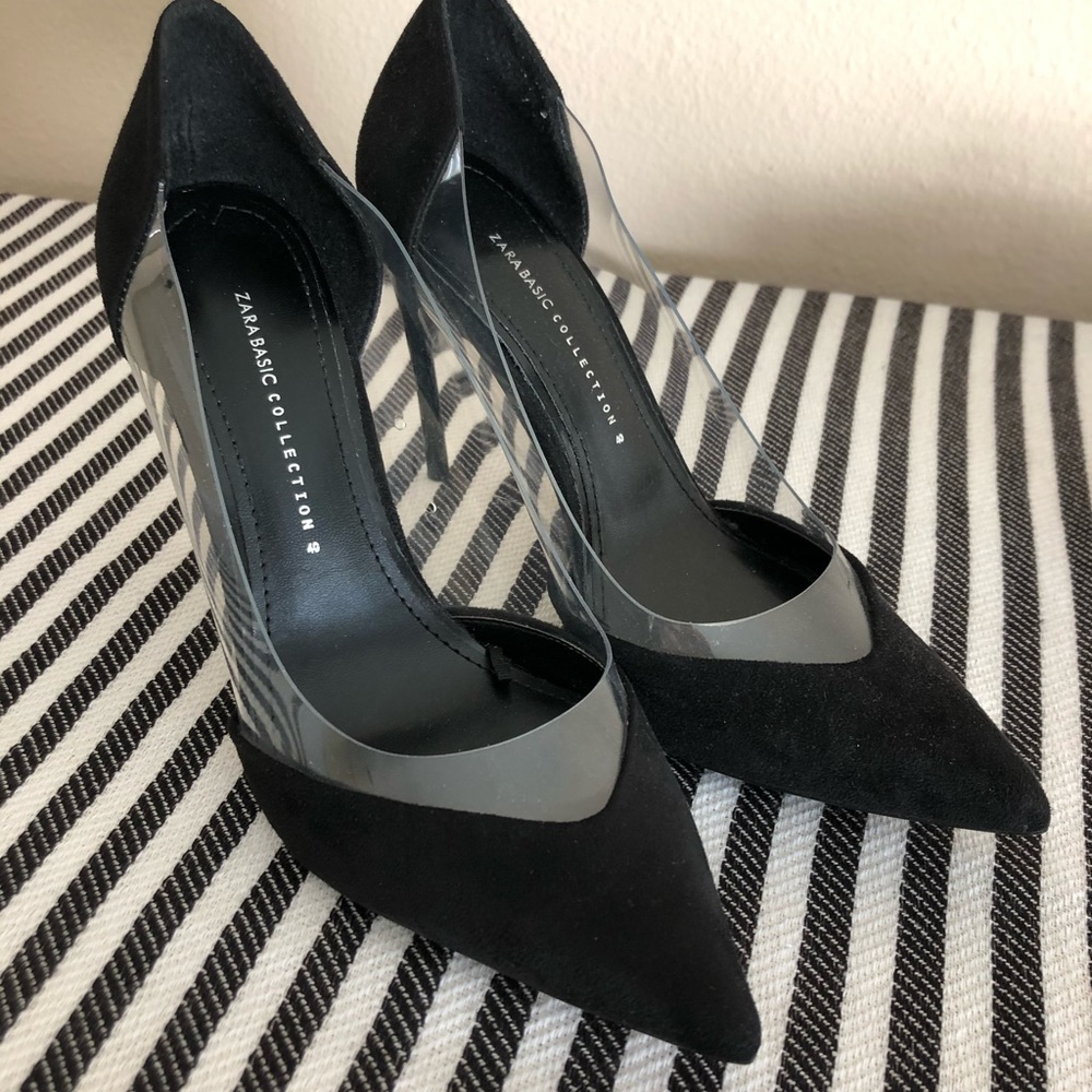 Black Zara heels, size 40 (9) (Gianvito Rossi)